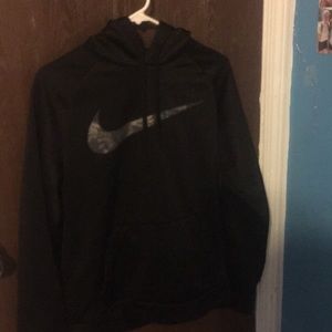black Nike hoodie